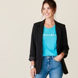 Tiffany & Co Wardrobe Classic Corporate Black Blazer